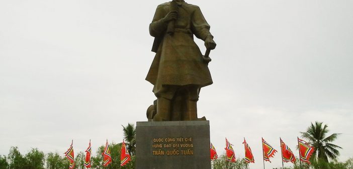 Tran Hung Dao Statue in Nam Dinh City of Vietnam